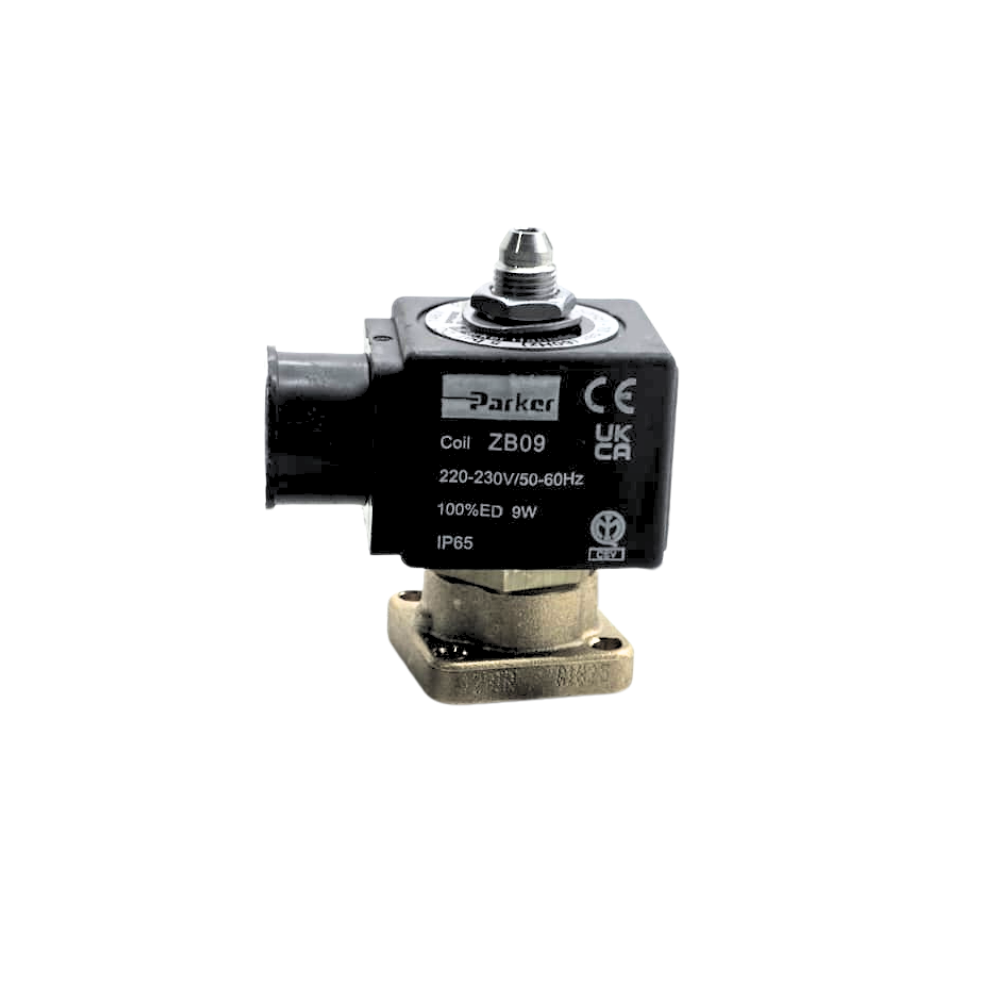 ELECTROVÁLVULA 2 VÍAS BASE PLANA 230V - DISTRIBUIDOR