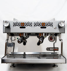 Cafetera Industrial Profesional multiboiler Italiana Dinámica PRO DUO 2 GRUPOS  AUTOMÁTICA 220V