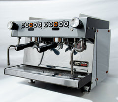 Cafetera Industrial Profesional multiboiler Italiana Dinámica PRO DUO 2 GRUPOS  AUTOMÁTICA 220V